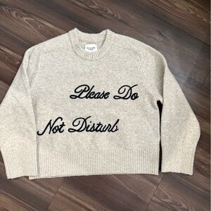 Abercrombie & Fitch Cream Knit Sweater